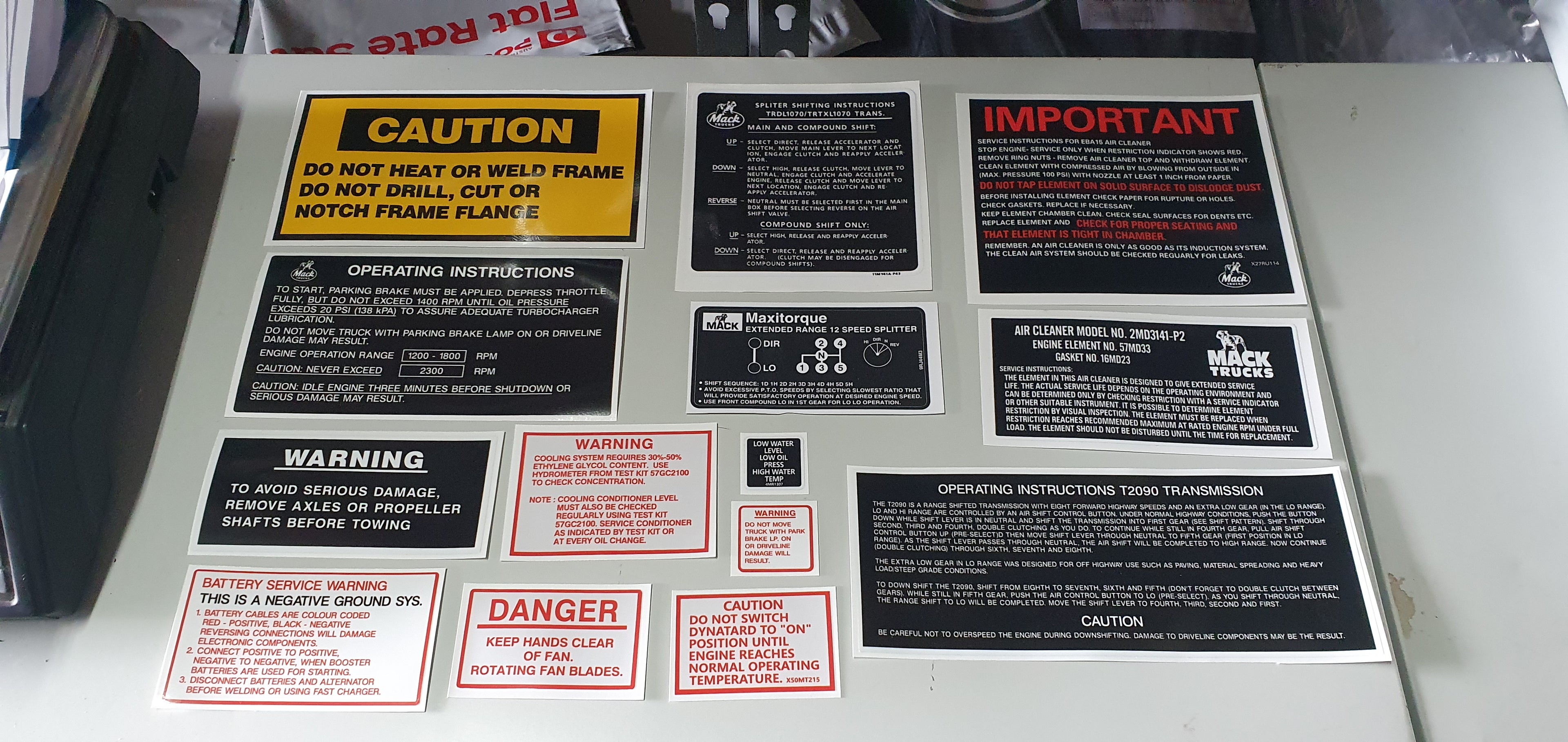 Superliner/R-Model Decal Kits