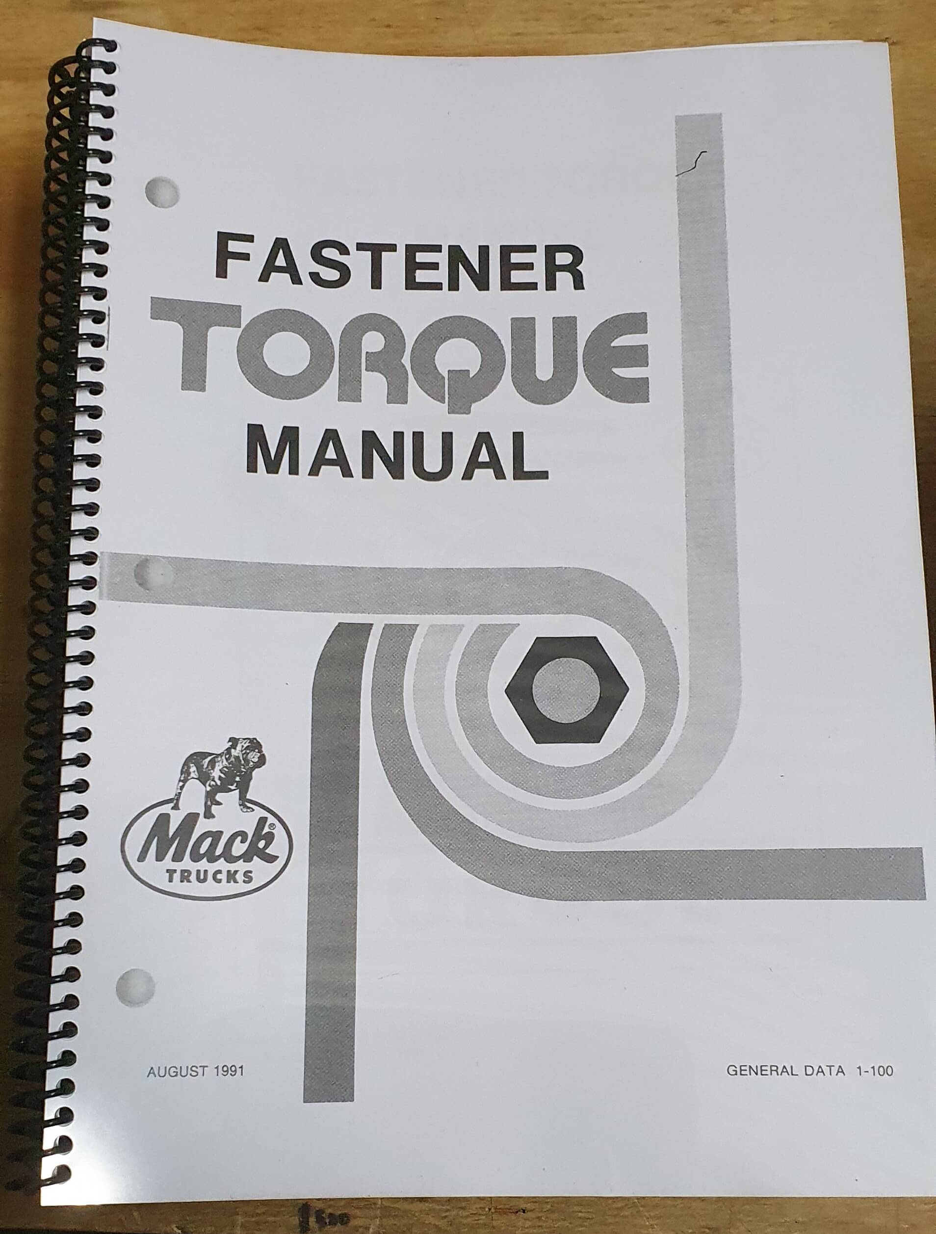 MACK FASTENER AND BOLT TORQUE SPECIFICATION MANUAL