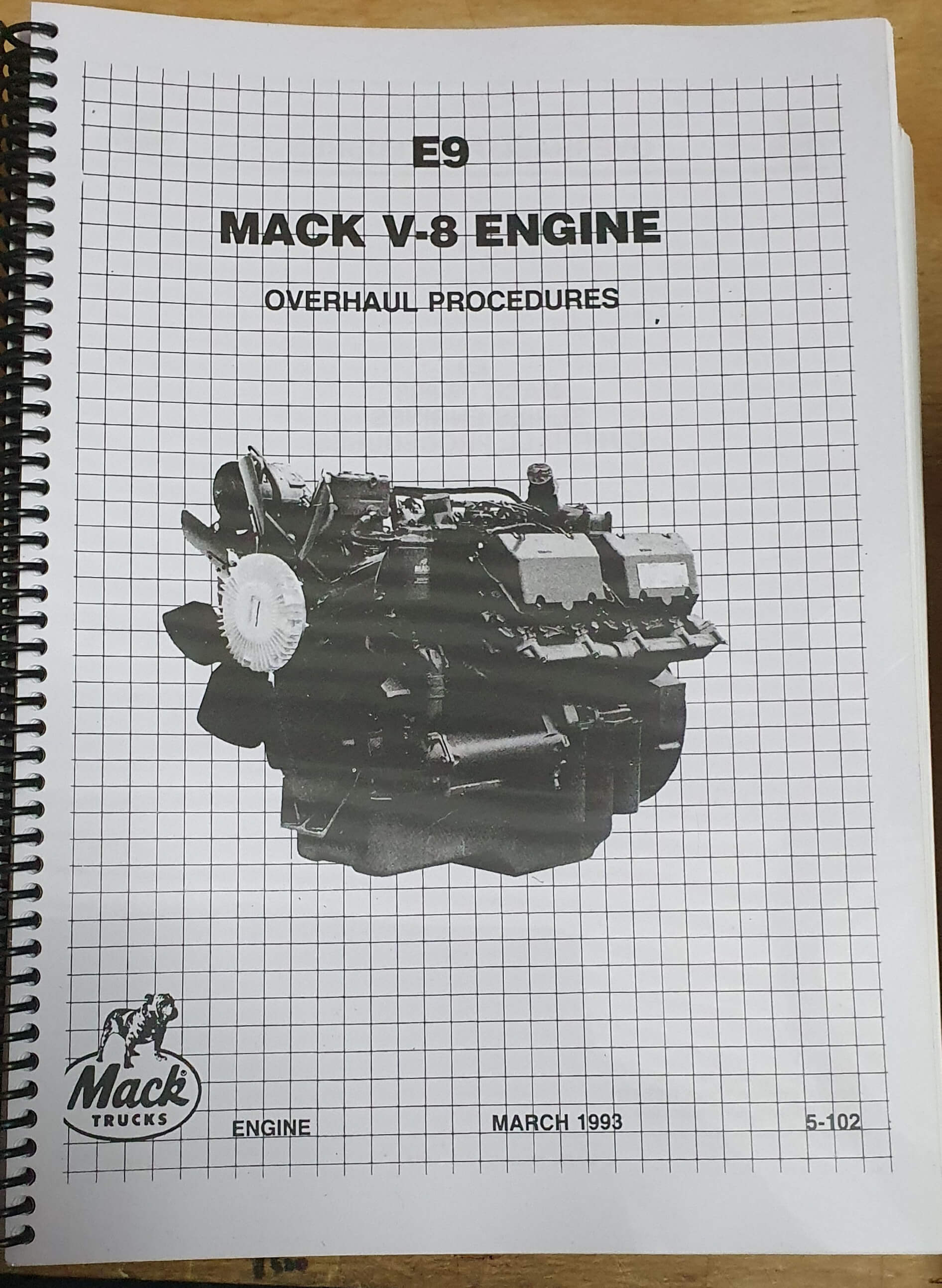 MACK E9 V8 OVERHAUL PROCEDURES MANUAL