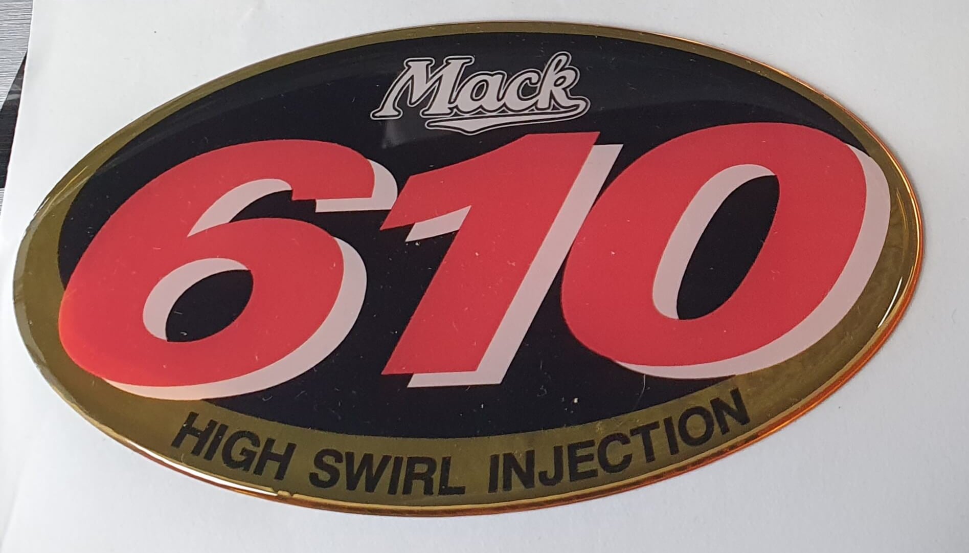 610hp High Swirl Injection Bonnet Decals (Bubble top finish)