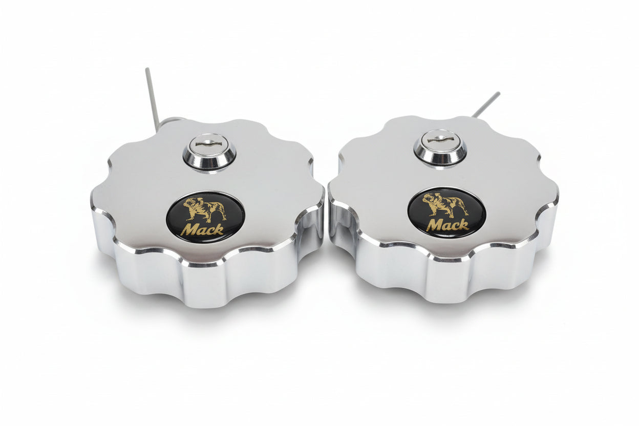 FUEL CAPS, 76MM POLISHED OR 4.5INCH BRASS