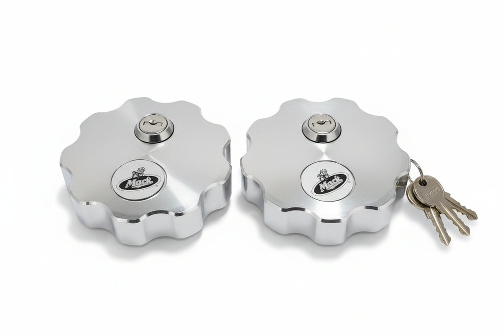 FUEL CAPS, 76MM POLISHED OR 4.5INCH BRASS