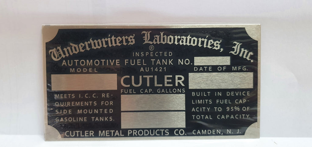 Fuel Tank ID Tags