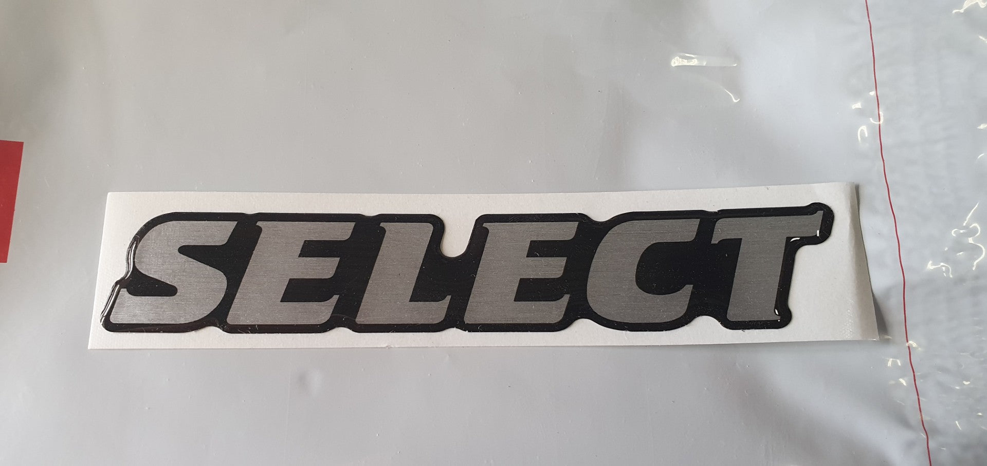 SELECT DECAL (BUBBLE TOP FINISH)