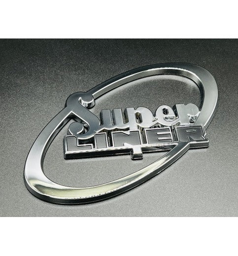 SUPERLINER CHROME BONNET BADGES