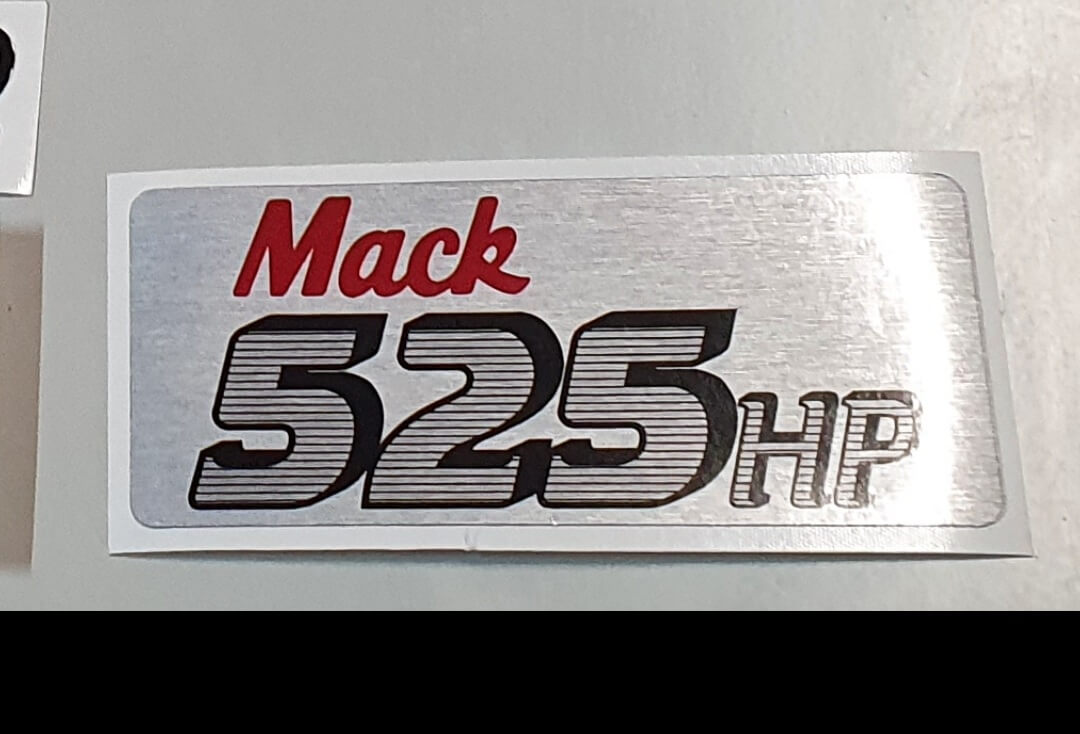 525hp Bonnet Decals (Bubble top finish)