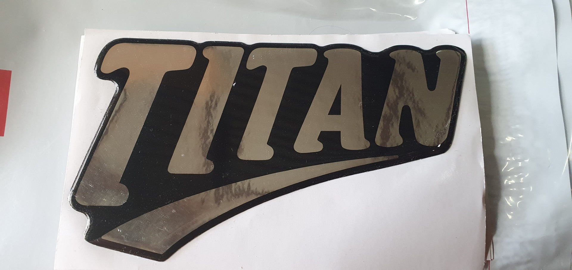 TITAN DECAL (BUBBLE TOP FINISH)