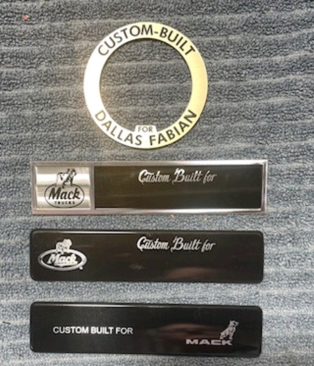 Custom Built For Dash Badges